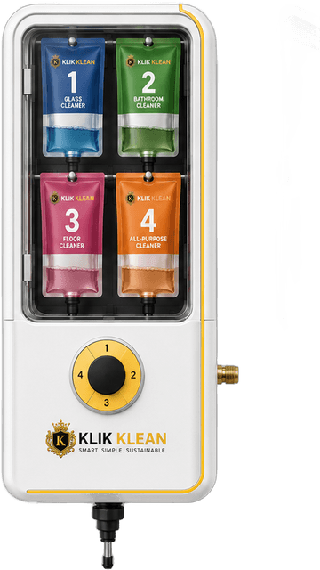 Klik Klean dispenser in White
